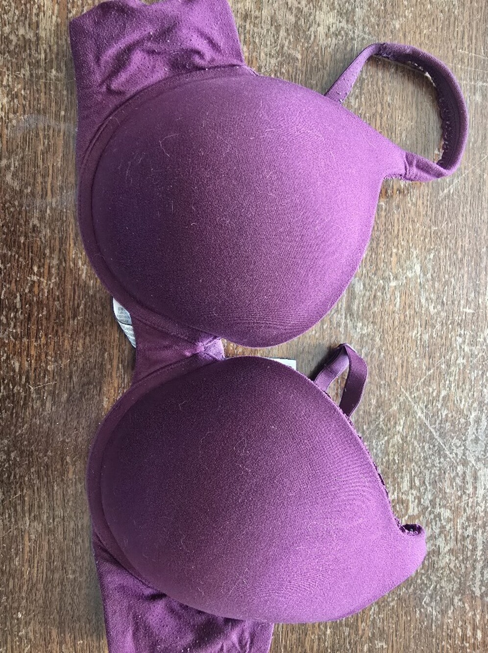 Victoria's Secret Wine/Purple Padded T-Shirt Bra